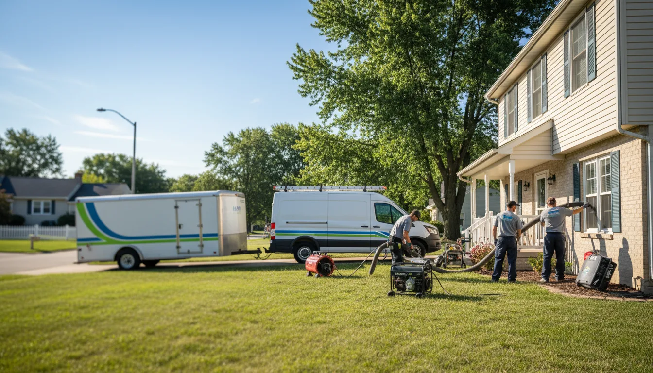 Flooded Basement Restoration And Cleanup With Repair in Rogers, NE near me